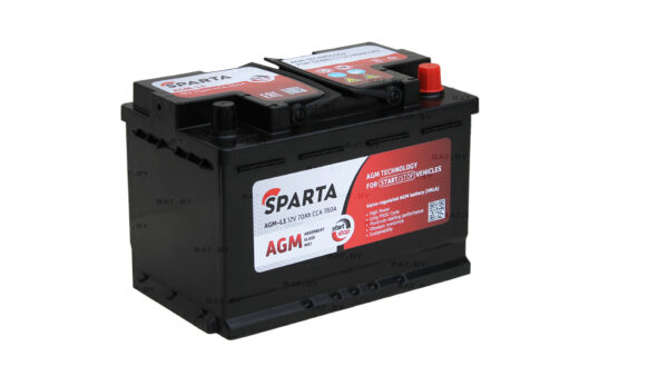 Аккумулятор SPARTA AGM-L3 12V 70Ah (Китай)