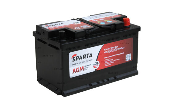 Аккумулятор SPARTA AGM-L4 12V 80Ah (Китай)